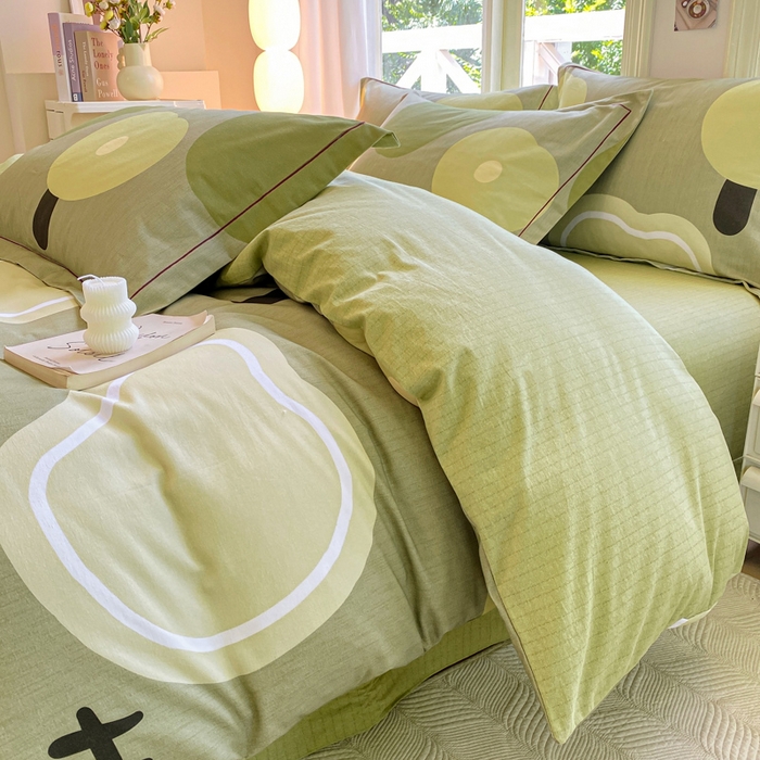 91家纺网 家纺一手货源 找家纺 宜家坊 2024全棉ins风小清新加厚磨毛【提供质检报告】 元气森林