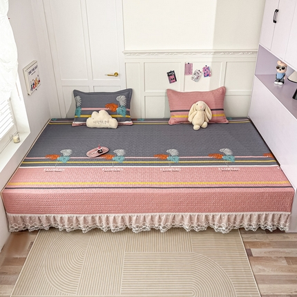 91家纺网 家纺一手货源 找家纺 手艺人 2025新款榻榻米全棉纯棉炕盖榻榻米炕垫K681-K692 K685