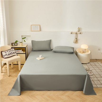 火星时代网供 2024新款跨境外贸TPU防水床单单件儿童老人防失禁隔尿垫纯白色床罩套可水洗机洗 绅士灰