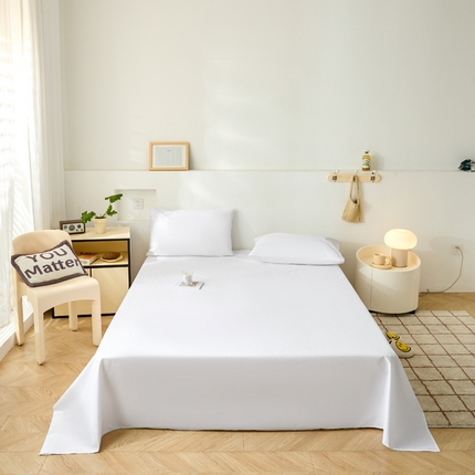 火星时代网供 2024新款跨境外贸TPU防水床单单件儿童老人防失禁隔尿垫纯白色床罩套可水洗机洗 纯洁白