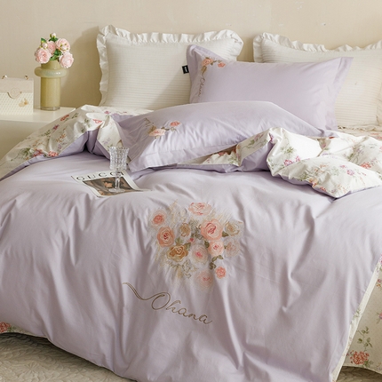 91家纺网 家纺一手货源 找家纺 （总）卡姿家纺 2024秋冬法式复古刺绣— 洛神花语