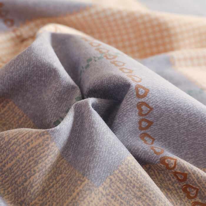 91家纺网 家纺一手货源 找家纺 巧玲珑2025新款AB版铂金生态四件套AB花香梦境-灰