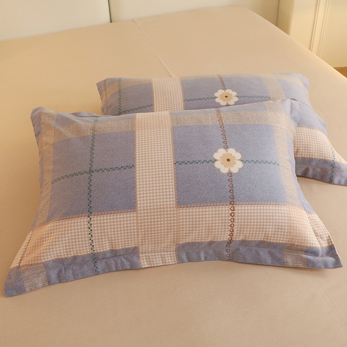 91家纺网 家纺一手货源 找家纺 巧玲珑2025新款AB版铂金生态四件套AB花香梦境-灰