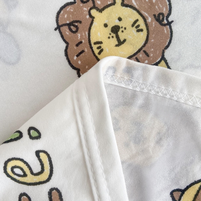 91家纺网 家纺一手货源 找家纺 益多眠 2024新款儿童冰丝毯子针织毯婴儿夏季薄款盖毯夏凉被幼儿园午睡毯嗒嗒毯 大鳄乐园