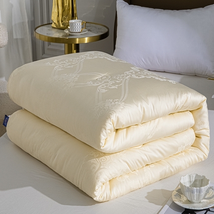 91家纺网 家纺一手货源 找家纺 （总）心梦泽家纺 2025新款80木本提花大豆纤维冬被