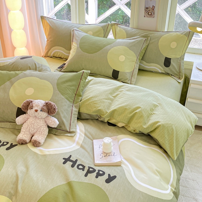 91家纺网 家纺一手货源 找家纺 宜家坊 2024全棉ins风小清新加厚磨毛【提供质检报告】 元气森林