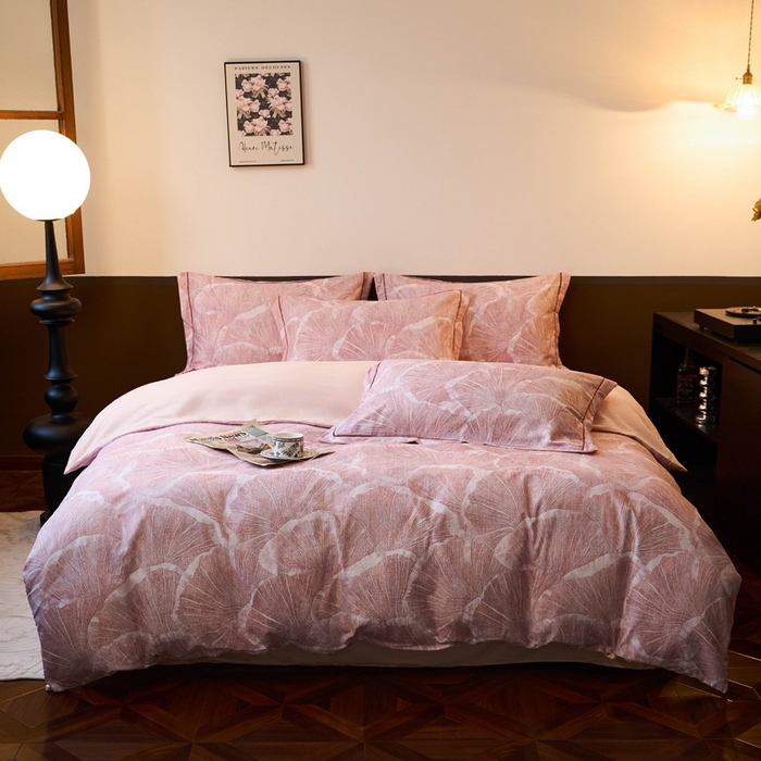 91家纺网 家纺一手货源 找家纺 宜家坊 2024新款全棉数码印花加厚磨毛【提供买家秀】 安诺-粉