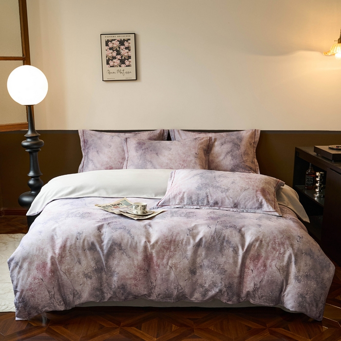 91家纺网 家纺一手货源 找家纺 宜家坊 2024新款全棉数码印花加厚磨毛【提供买家秀】 水墨青花