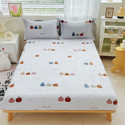 91家纺网 家纺一手货源 找家纺 （总）锦罗绣 2024新款A类高克重牛奶绒印花单床笠