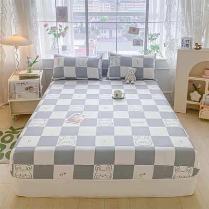 91家纺网 家纺一手货源 找家纺 （总）如约 2025新款全棉印花单床笠