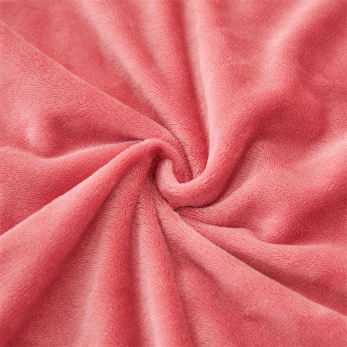 91家纺网 家纺一手货源 找家纺 2024秋冬新品茉含宝宝绒公主风单床盖 浅豆沙-