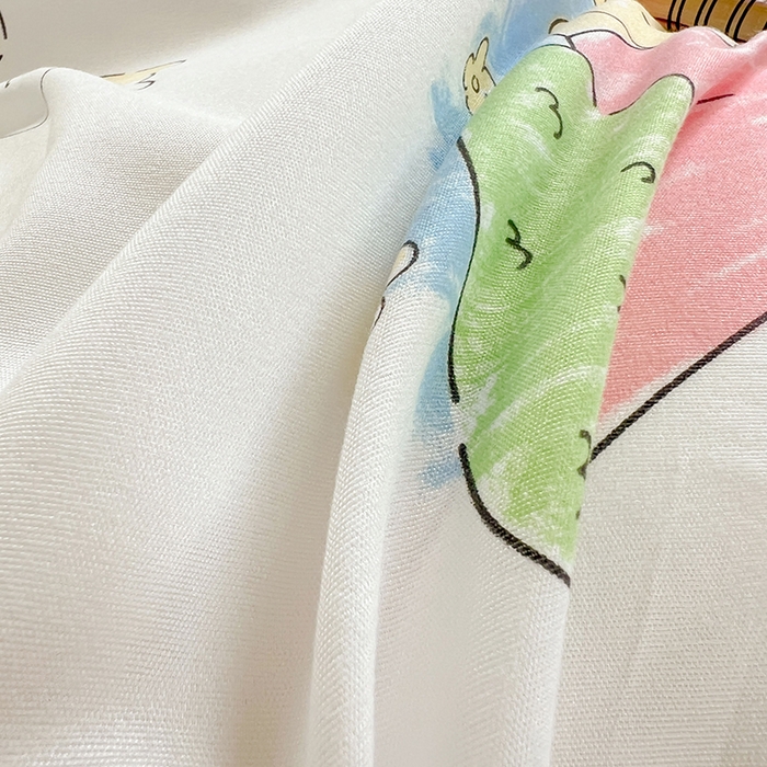 91家纺网 家纺一手货源 找家纺 卡斯诺家纺馆 2025新款芦荟棉宿舍床上下铺三件套 童话乐园