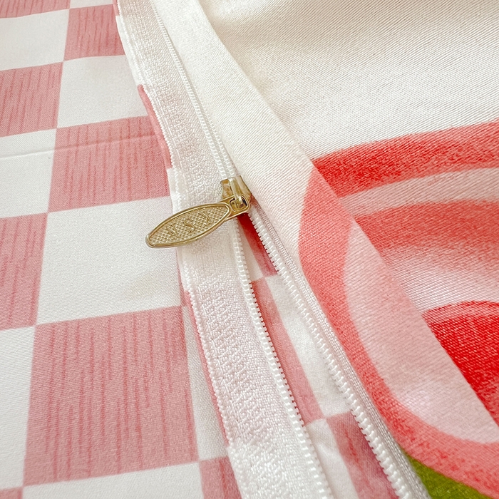 91家纺网 家纺一手货源 找家纺 卡斯诺家纺馆 2025新款芦荟棉宿舍床上下铺三件套 甜蜜兔