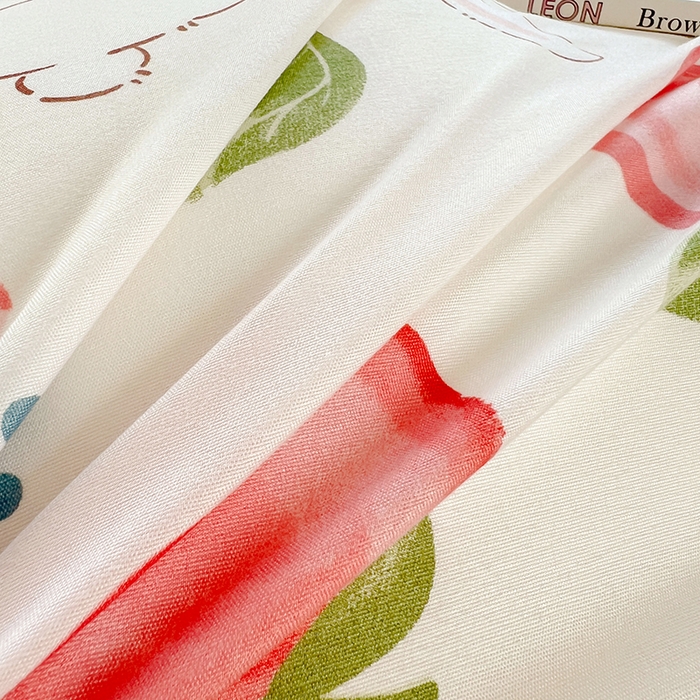 91家纺网 家纺一手货源 找家纺 卡斯诺家纺馆 2025新款芦荟棉宿舍床上下铺三件套 甜蜜兔