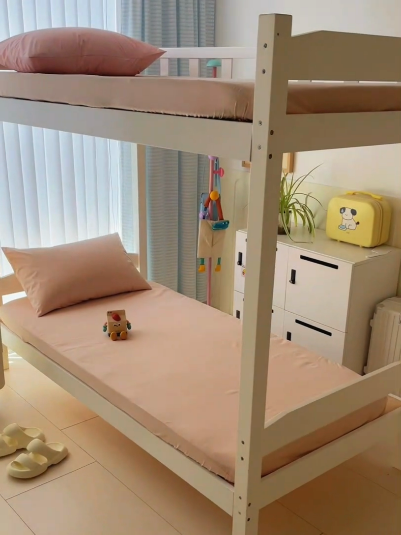 91家纺网 家纺一手货源 找家纺 老帅的工厂店 2025新款亲肤磨毛防水纯色学生床笠-小床图 杏色