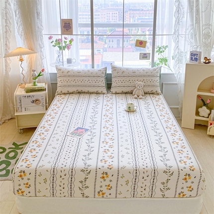 91家纺网 家纺一手货源 找家纺 （总）如约 2025新款全棉印花单床笠