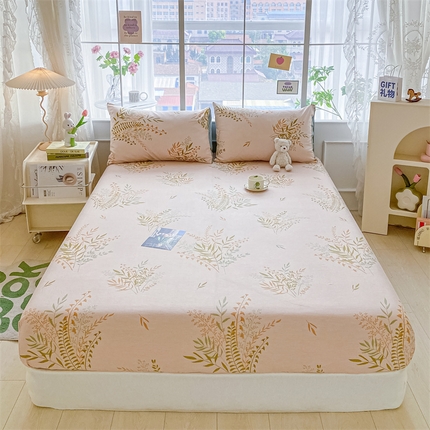 91家纺网 家纺一手货源 找家纺 （总）如约 2025新款全棉印花单床笠