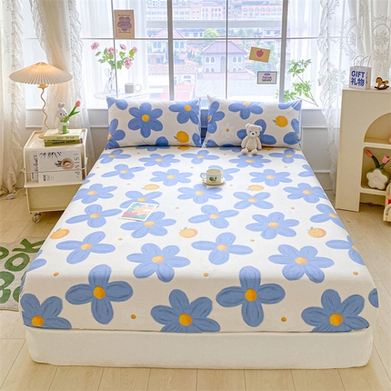 91家纺网 家纺一手货源 找家纺 （总）如约 2025新款全棉印花单床笠