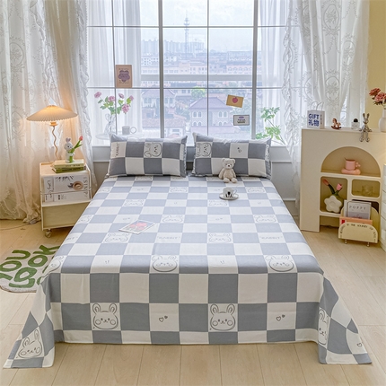 91家纺网 家纺一手货源 找家纺 （总）如约 2025新款全棉印花单床单