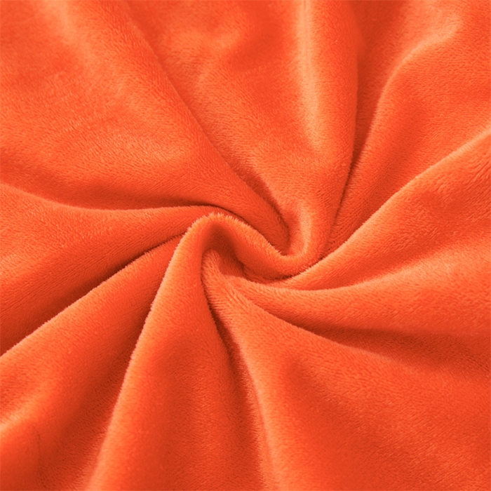 91家纺网 家纺一手货源 找家纺 2024秋冬新款茉含宝宝绒公主风四件套 美人橙-