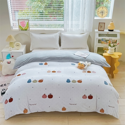 91家纺网 家纺一手货源 找家纺 （总）锦罗绣 2024新款A类高克重牛奶绒印花单被套