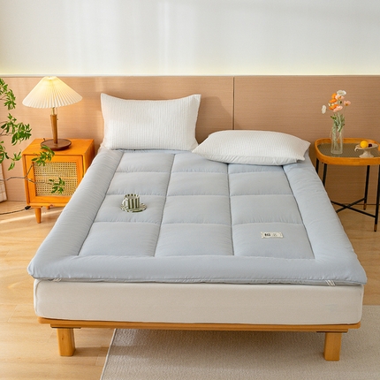 91家纺网 家纺一手货源 找家纺 （总）默忆 2025新款无印风新疆棉花床褥洛卡棉水洗棉床垫褥子垫子