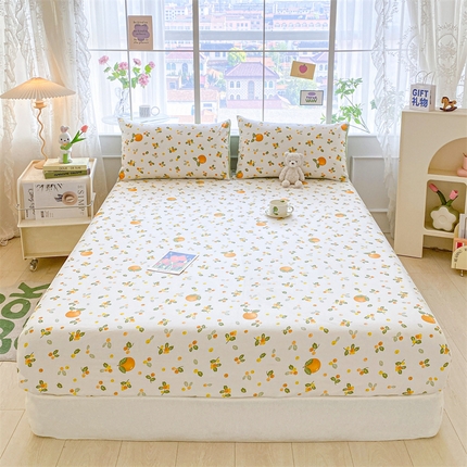 91家纺网 家纺一手货源 找家纺 （总）如约 2025新款全棉印花单床笠