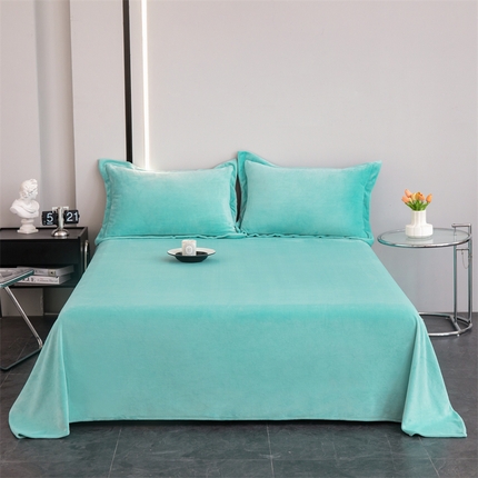 91家纺网 家纺一手货源 找家纺 （总）锦罗绣 2024新款230克纯色牛奶绒单床单