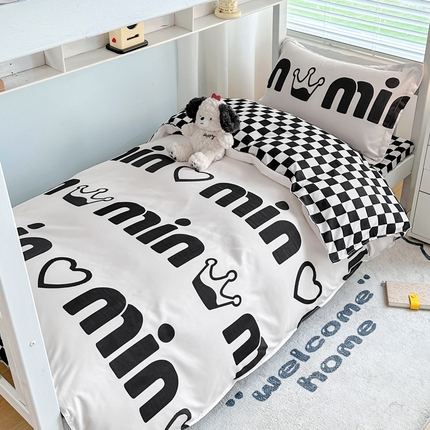 91家纺网 家纺一手货源 找家纺 （总）卡斯诺家纺馆 2025新款芦荟棉宿舍床上下铺三件套