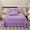 91家纺网 家纺一手货源 找家纺 2024秋冬新品茉含宝宝绒公主风单床盖 浪漫紫-