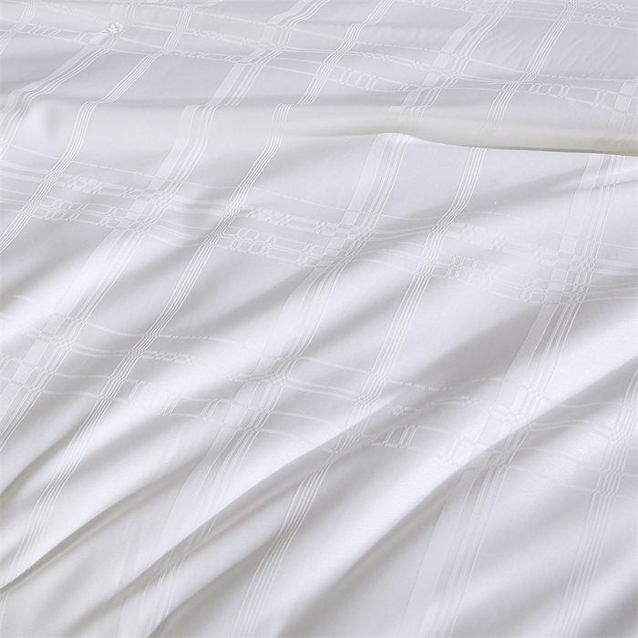 91家纺网 家纺一手货源 找家纺 芭芭棉家纺 2025新款全棉桑被冬被春秋被拉链二合一子母被被子被芯-方格系列 月光白