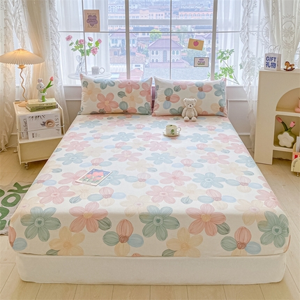 91家纺网 家纺一手货源 找家纺 （总）如约 2025新款全棉印花单床笠