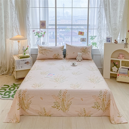 91家纺网 家纺一手货源 找家纺 （总）如约 2025新款全棉印花单床单