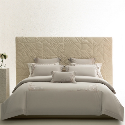 91家纺网 家纺一手货源 找家纺 （总）2025新款长绒棉磨毛高端绣花四件套-叶语