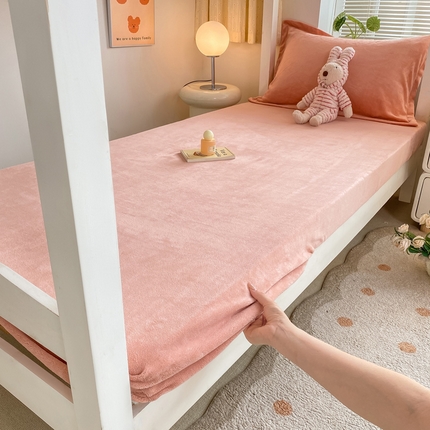 91家纺网 家纺一手货源 找家纺 （总）源舍家纺 2024新款学生宿舍款上下铺高克重牛奶绒床笠