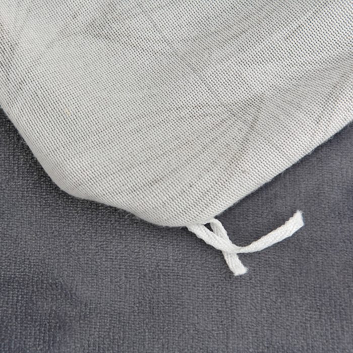 91家纺网 家纺一手货源 找家纺 亿品2025直播爆款9.5斤牛奶绒四件套加厚保暖床裙四件套 雅韵【灰】