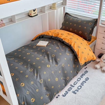 91家纺网 家纺一手货源 找家纺 （总）卡斯诺家纺馆 2025新款芦荟棉宿舍床上下铺三件套