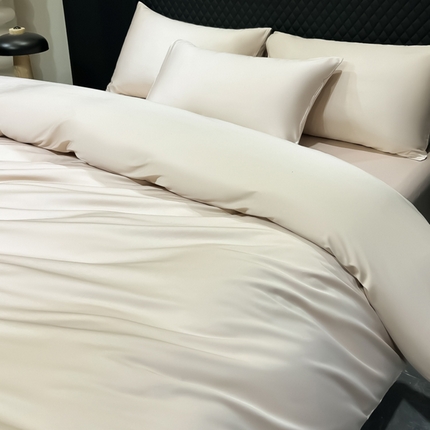 91家纺网 家纺一手货源 找家纺 （总）家居1号家纺 2024新款50双股新疆长绒棉纯色四件套单品系列-单被套