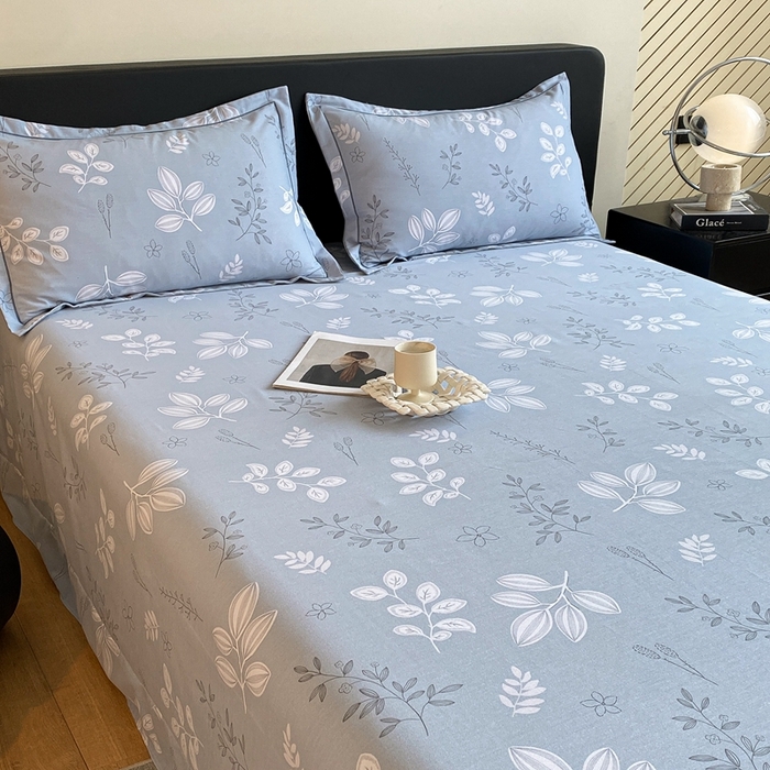 91家纺网 家纺一手货源 找家纺 莱通家纺 2024秋冬新款超柔喷气加厚磨毛单品床单 佰草集