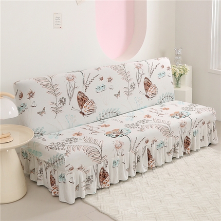 91家纺网 家纺一手货源 找家纺 （总）雅竹家纺 2024新款牛奶丝单版系列裙边款沙发床