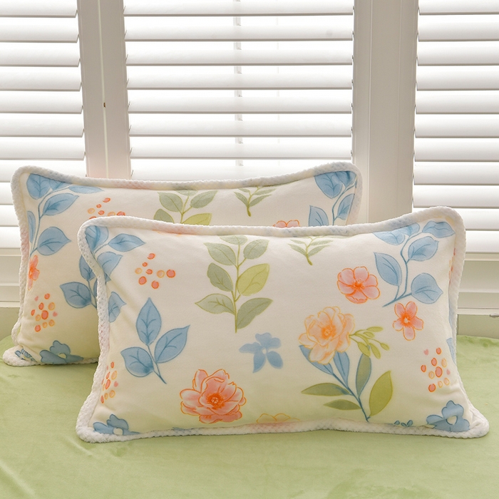 91家纺网 家纺一手货源 找家纺 绒耀 2025新款高克重牛奶绒四件套保暖四件套直播爆款电商爆款  花田故事