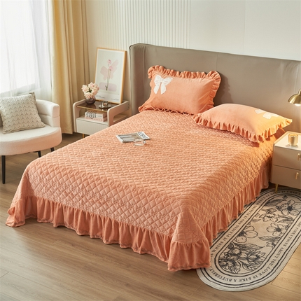 91家纺网 家纺一手货源 找家纺 （总）2024新款A类幸福约定牛奶绒单床盖