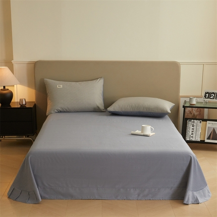 91家纺网 家纺一手货源 找家纺 （总）优贝 新款纯色全棉磨毛单品床单