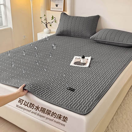 91家纺网 家纺一手货源 找家纺 （总）恒尚居 2024爆款防水床垫床褥床护垫原棉大豆夹棉护垫软床垫-四季跑量款