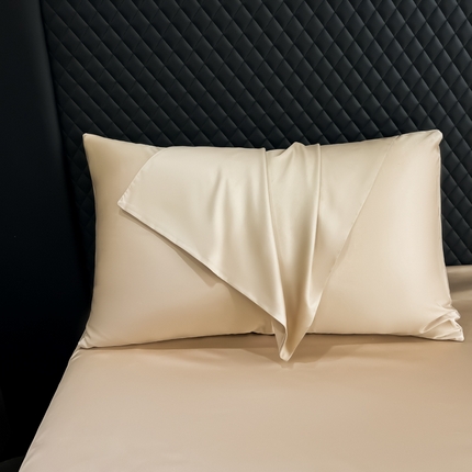 91家纺网 家纺一手货源 找家纺 （总）家居1号家纺 2024新款50双股新疆长绒棉纯色四件套单品系列-单枕套