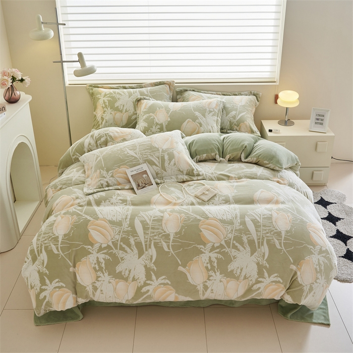 91家纺网 家纺一手货源 找家纺 （总）2024新款A类立体雕花四件套