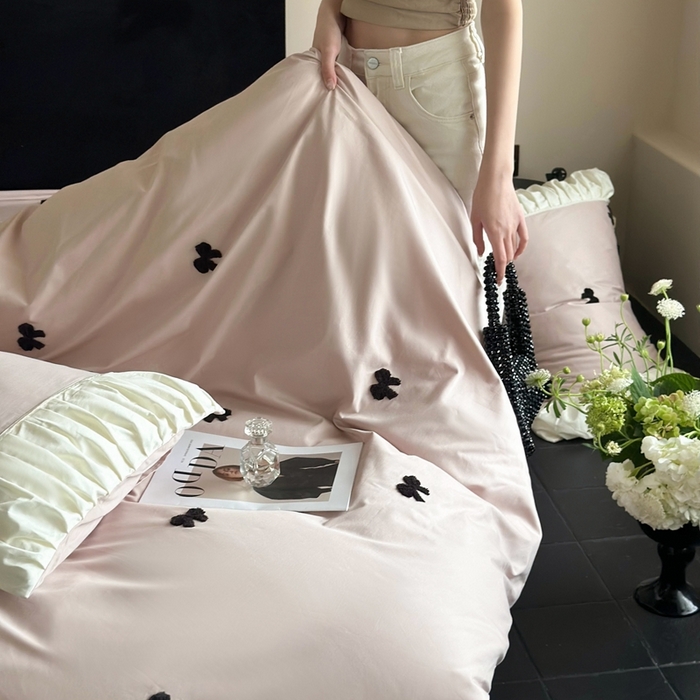 91家纺网 家纺一手货源 找家纺 鹿班家居 2024新款全棉100S长绒棉毛巾绣系列——少女清梦（标准会员-20元）  少女清梦-粉