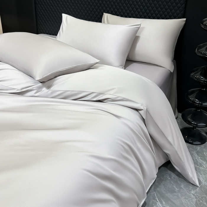 91家纺网 家纺一手货源 找家纺 家居1号家纺 2024新款50双股新疆长绒棉纯色四件套单品系列-单被套 纯享-太空灰