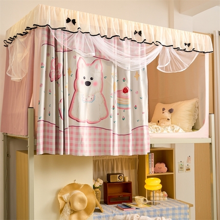 91家纺网 家纺一手货源 找家纺 （总）卓尔居 2025新款学生遮光床帘高精密晨曦系列蚊帐