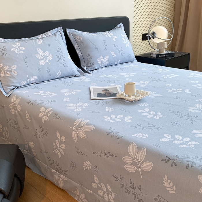 91家纺网 家纺一手货源 找家纺 莱通家纺 2024秋冬新款超柔喷气加厚磨毛单品床单 佰草集